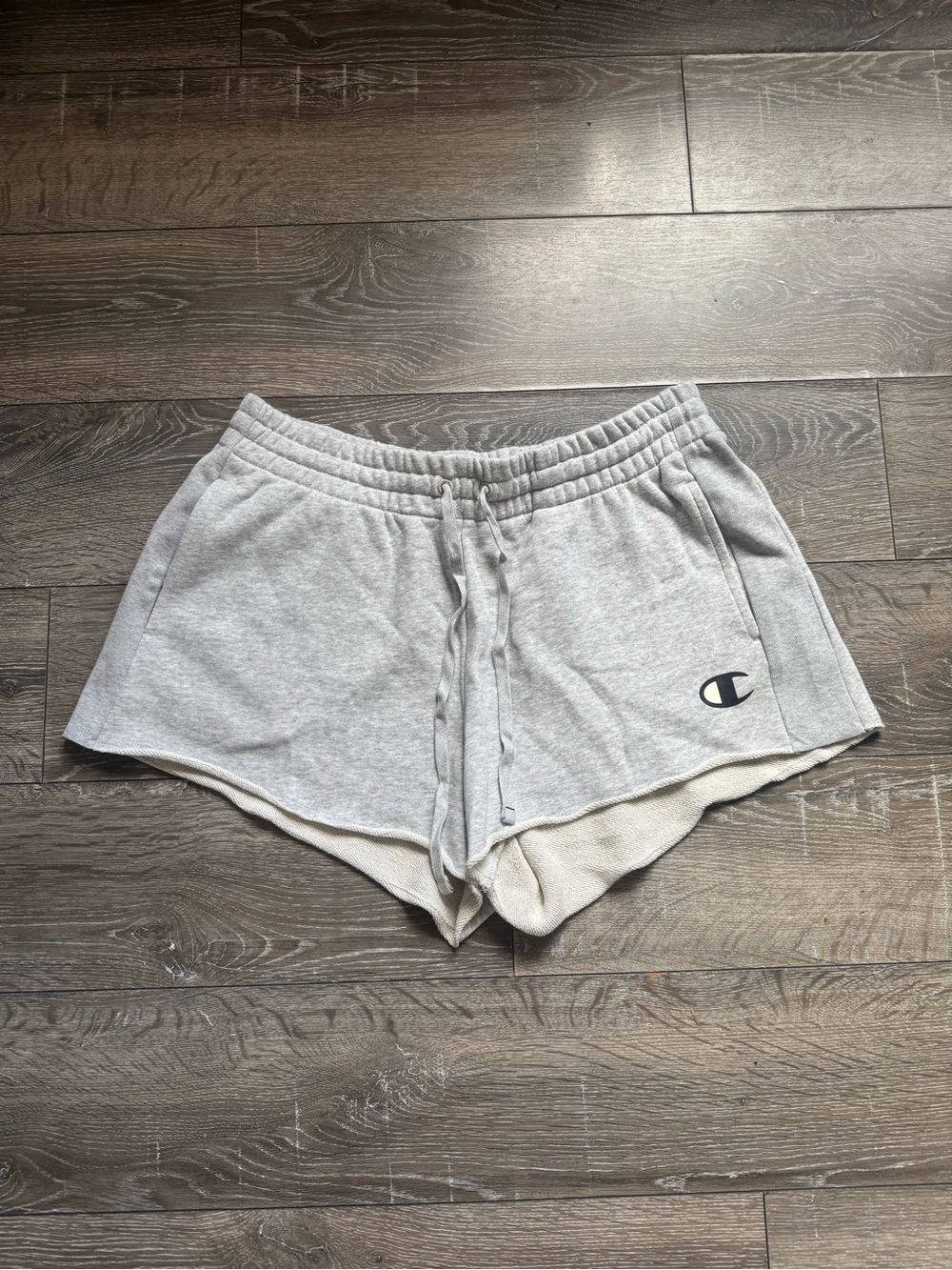 Champion Gray Women's Terry Drawstring Athletic Shorts